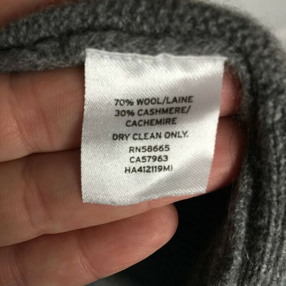 Halogen Wool & Cashmere Long Cardigan Long Sleeves Front Welt Pockets Small NWT - Picture 7 of 7